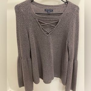 American Eagle bell-sleeve top